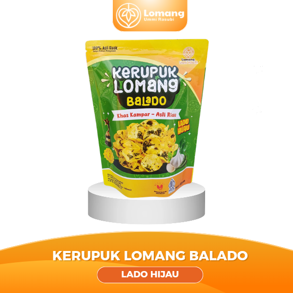 Kerupuk Lomang Lado Hijau