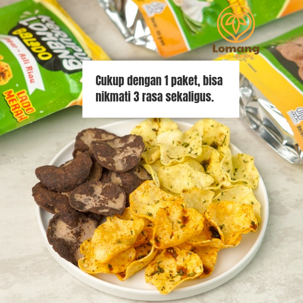 Paket Mix 3 Varian Kerupuk Lomang